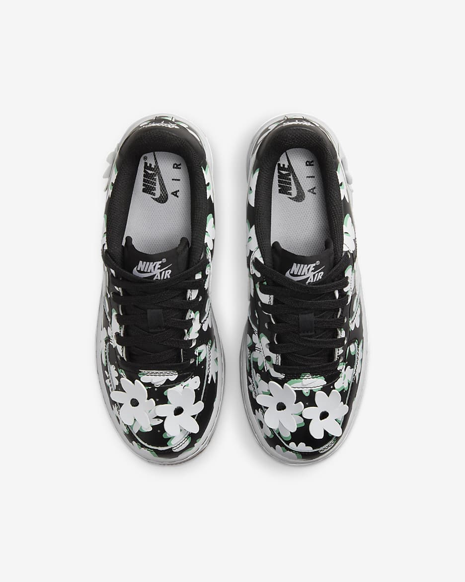 Nike air force 1 floral off-white grade school kids' shoe best sale